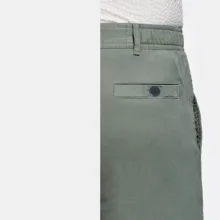 شلوارک مردانه مامی دوز مدل فرمال کتان رنگ سبز