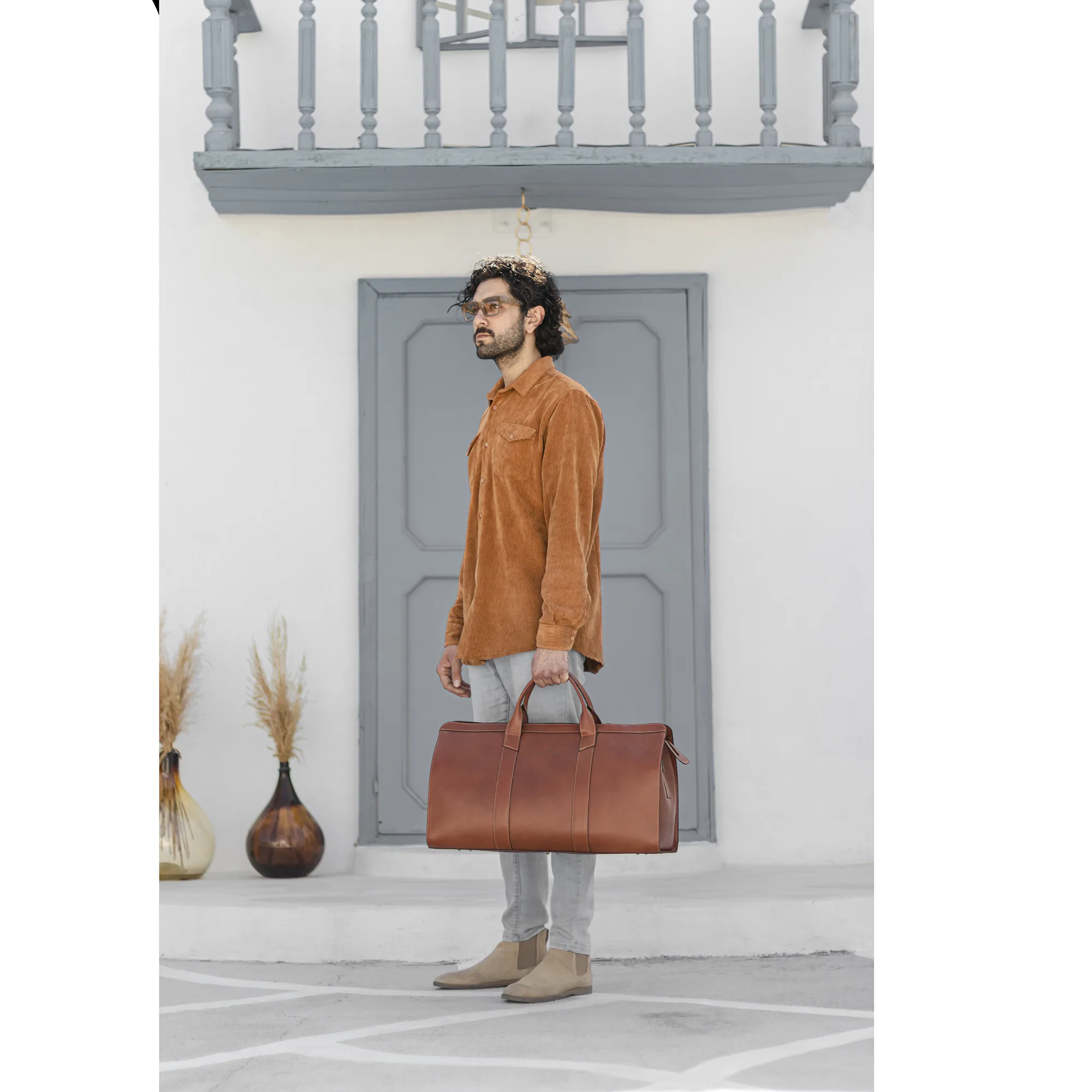 ساک سفری چرم بارثاوا مدل 1112