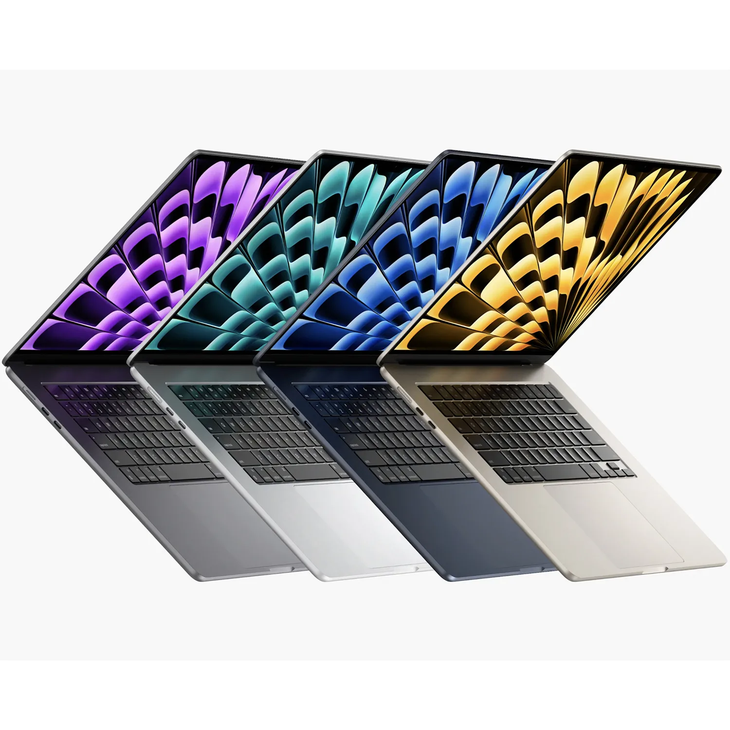 لپ تاپ 15.3 اینچی اپل مدل MacBook Air MXD33 2024 LLA-M3-16GB RAM-512GB SSD