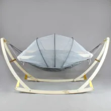 گهواره سنتی نوزاد شادی مدل تمام چوب