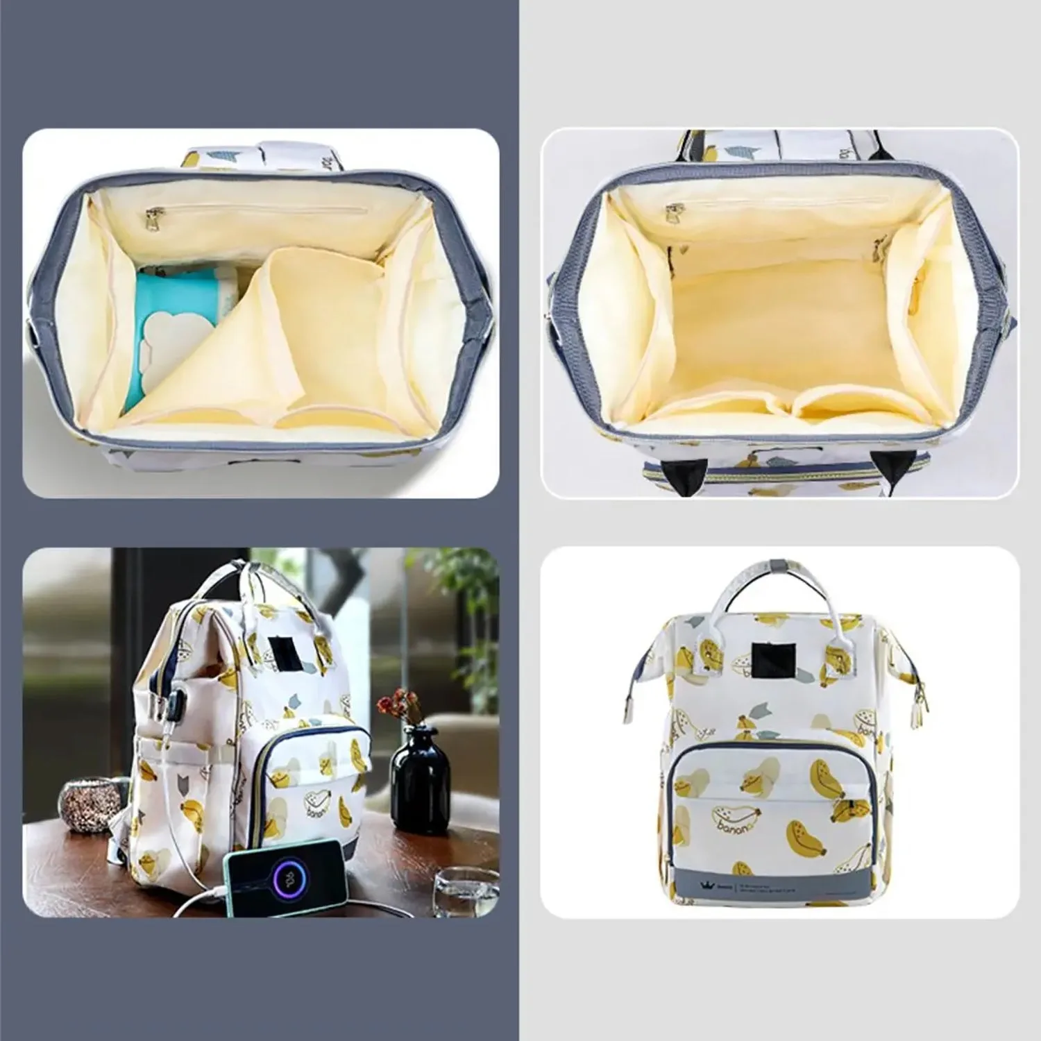 کوله پشتی لوازم کودک طرح موز کد A2-PLUS