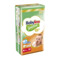 پوشک بچه ضد حساسیت بیبی لینو مدل Value Pack سایز 4 بسته 50 عددی