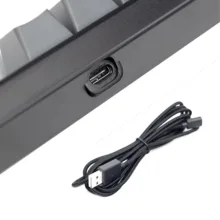 کیبورد گیمینگ هیسکا مدل HX-KEG440، سوییچ مکانیکال آبی، Tenkeyless، نورپردازی RGB