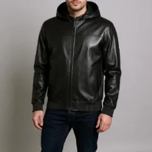 کت چرم مردانه چرم مشهد مدل k0626-001