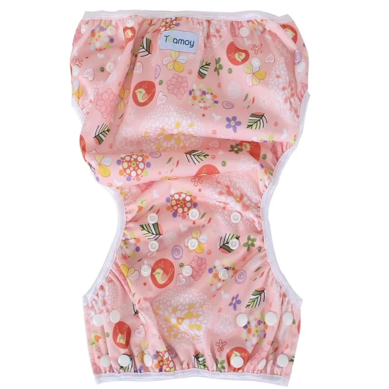 ست شورت مخصوص شنای کودک تیامای طرح ابری و گل و بلبل بسته 2 عددی