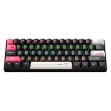 کیبورد گیمینگ اونیکوما مدل G55 RGB، مکانیکال سوییچ قهوه‌ای، Tenkeyless، نورپردازی RGB