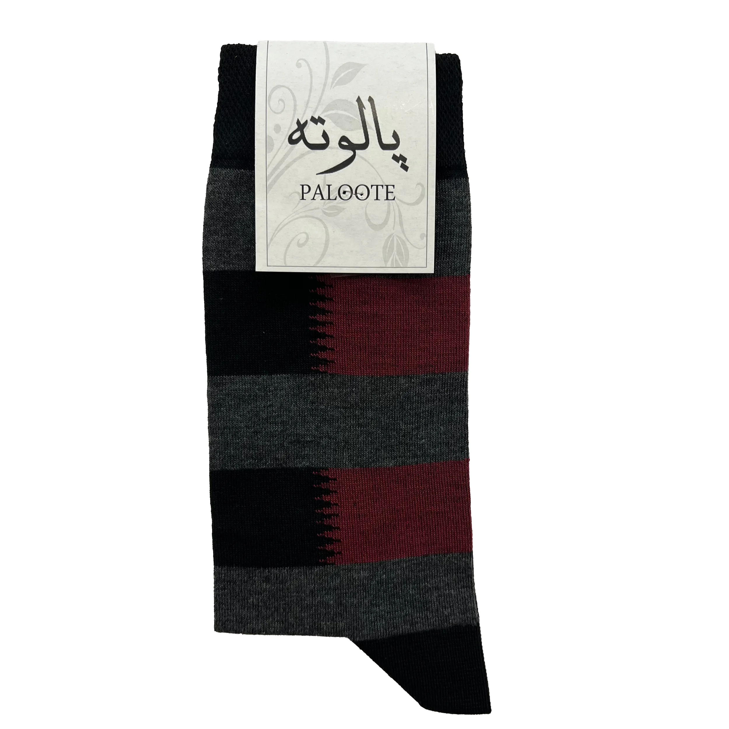 جوراب ساق بلند مردانه پالوته مدل PLT-SHG-P55 مجموعه 3 عددی