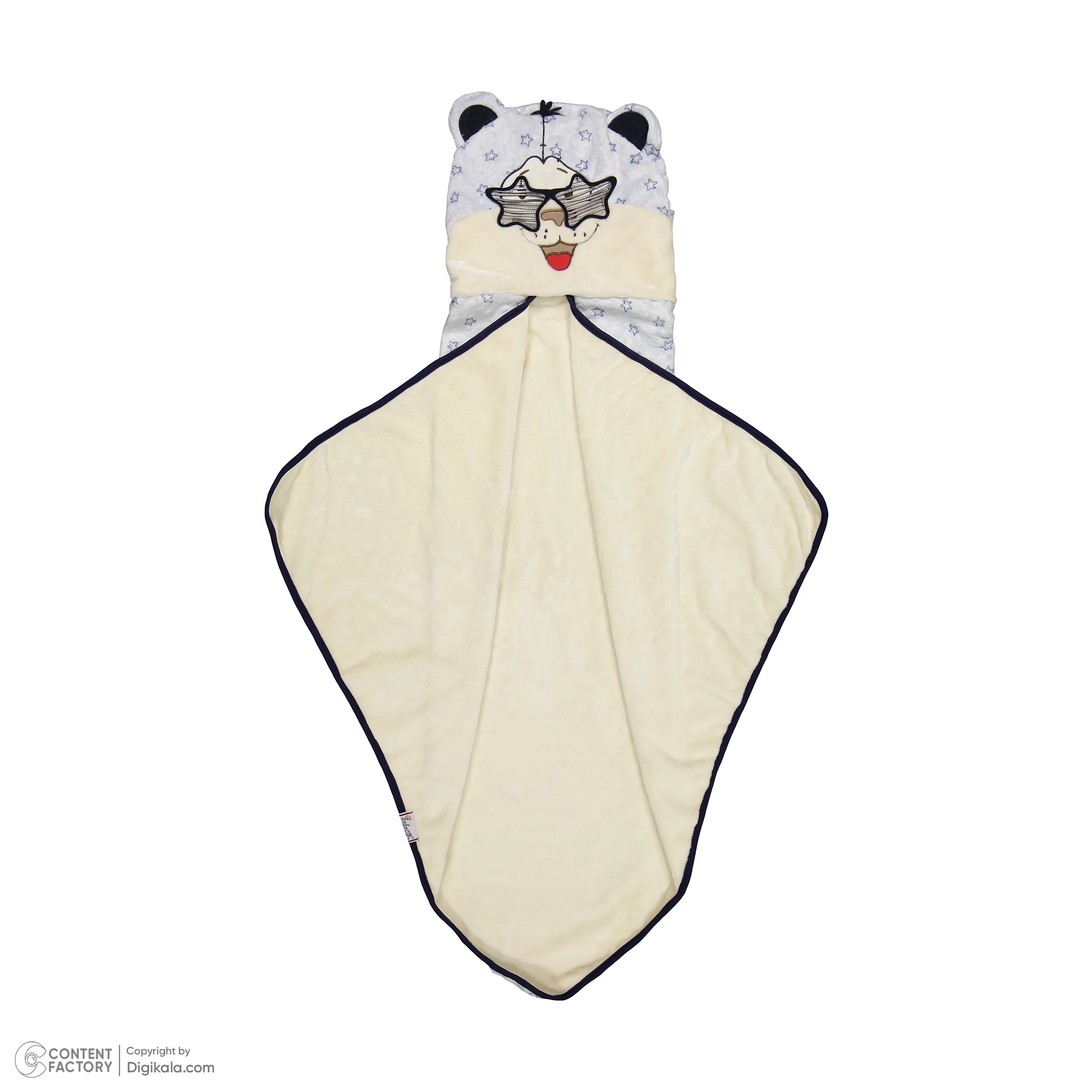 پتو نوزاد بی بی ایکس مدل گربه کد HD26 سایز 90x90 سانتی متر