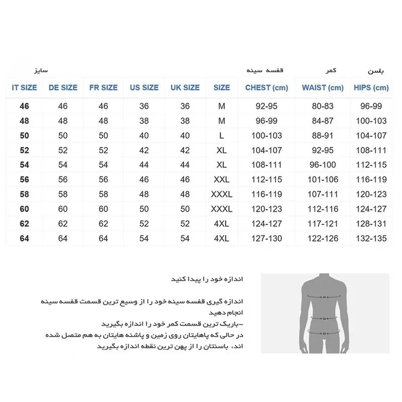 کاپشن مردانه مدل M3525DT2449BL