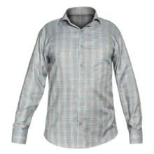 پیراهن آستین بلند یقه برگردان مردانه مدل اسپرت