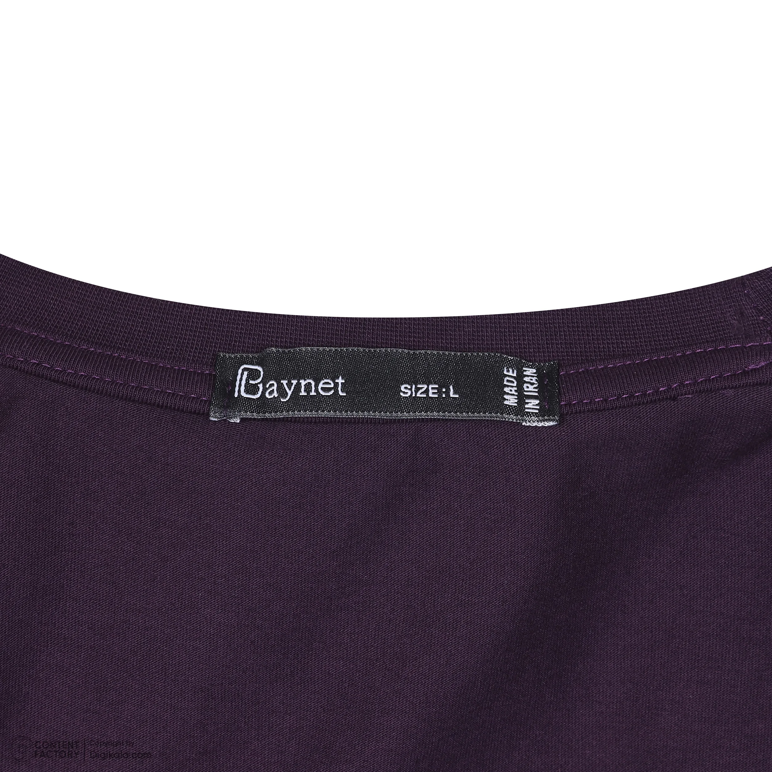 تی‌شرت آستین کوتاه مردانه باینت مدل 818-2