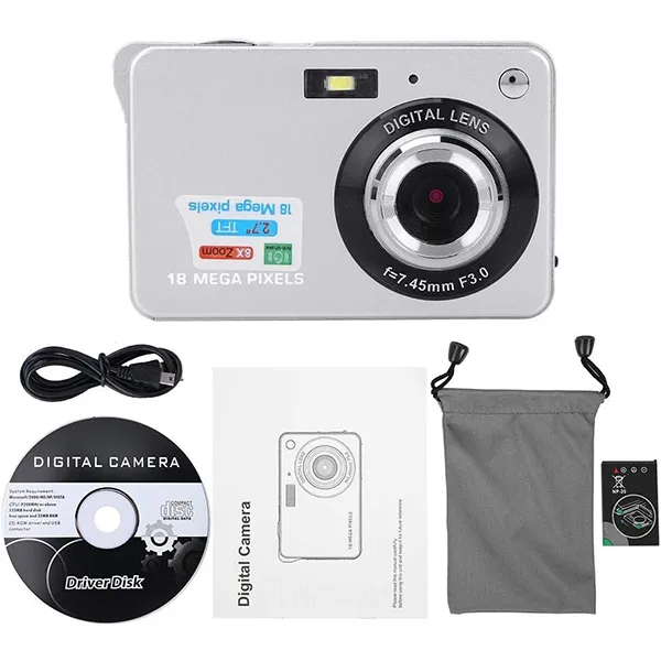 دوربین دیجیتال مدل HD 1080P 18MP 8X 2.7 Inch Screen