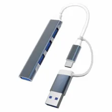 هاب ۴ پورت USB/USB-C کد۰۲۱