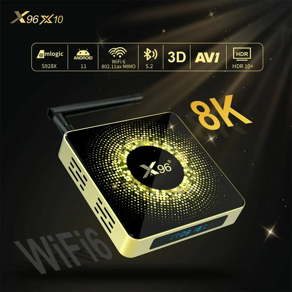 اندروید باکس ايكس96 مدل X96 X10 8/64GB