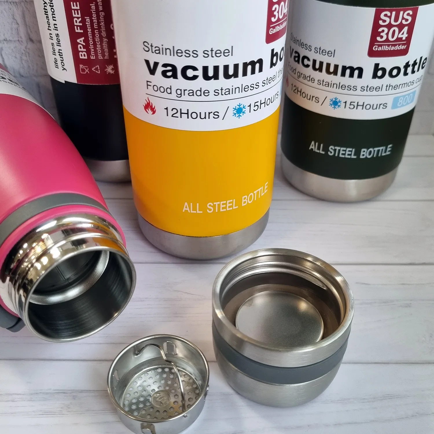 ماگ سفری مدل vacuum bottle گنجایش 0.8 لیتر