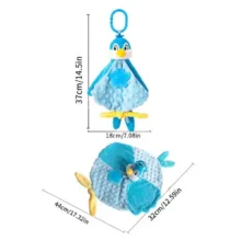 آویز کریر کودک مدل دستمال آرامش جوجه