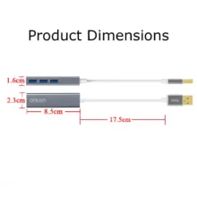 هاب 4 پورت USB3.0 اونتن مدل OTN-5220