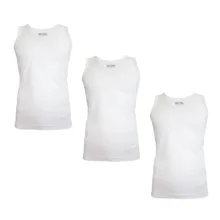 زیرپوش رکابی مردانه کرال کوئین مدل سوپر پنبه کد 31 بسته سه عددی