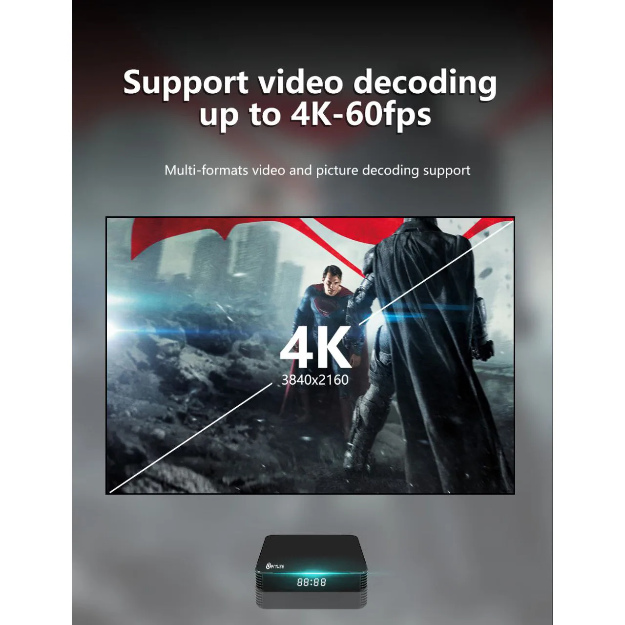 اندرویدباکس بنیوس مدل BE-AB01 به همراه ایرموس بنیوس