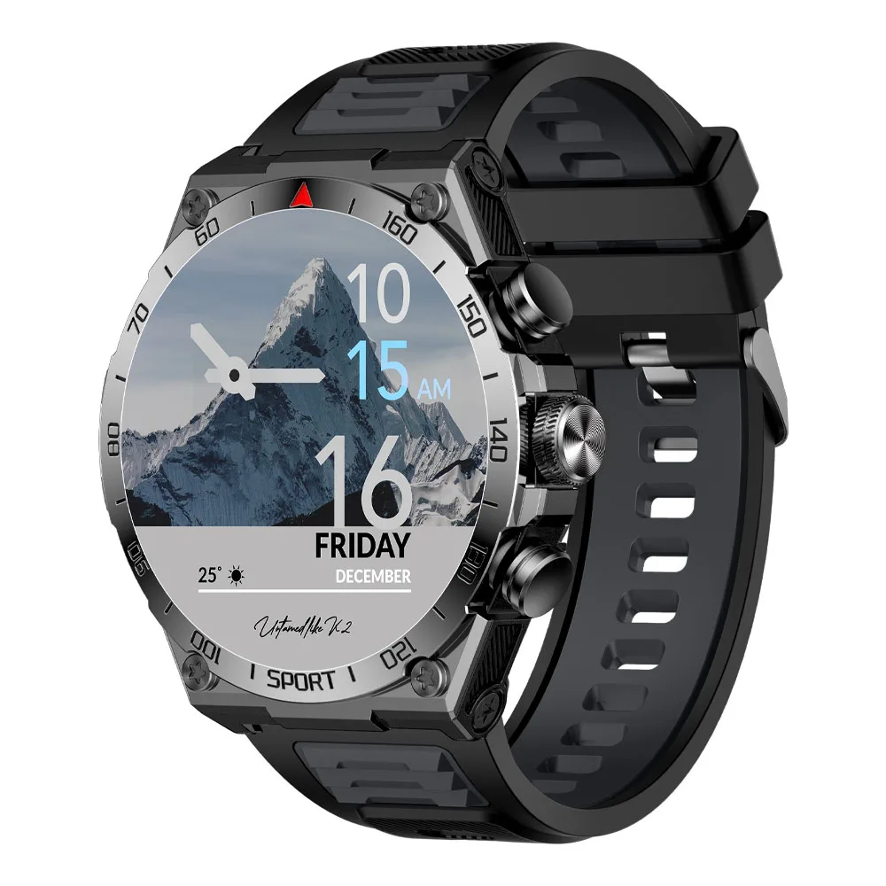 ساعت هوشمند گلوریمی مدل K2 دارای قابلیت های صفحه نمایش رنگی و لمسی، کنترل سطح اکسیژن، بند سیلیکونی