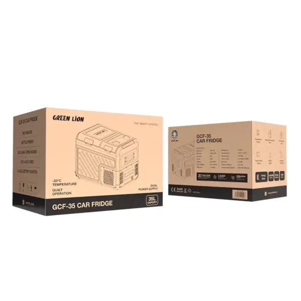 یخچال خودرو گرین لاین مدل GNCF55S ظرفیت 55 لیتر