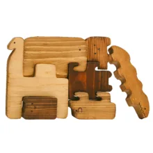 استند رومیزی کودک مدل حیوانات مینیمال مجموعه 7 عددی