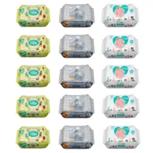 دستمال مرطوب کودک سون کوئین مدل سولینا بسته 15 عددی