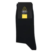 جوراب مردانه آریان نخ باف مدل 51217 بسته 6 عددی