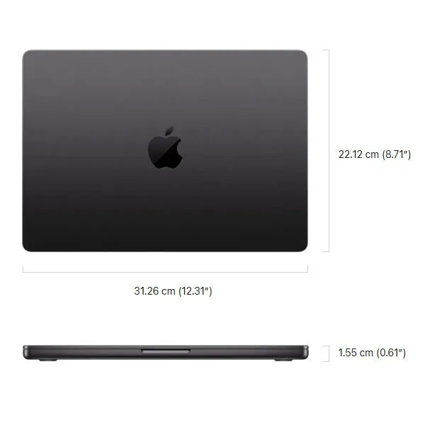 لپ تاپ 14.2 اینچی اپل مدل MacBook Pro MDE54 2025 LLA-M5-16GB RAM-1TB SSD