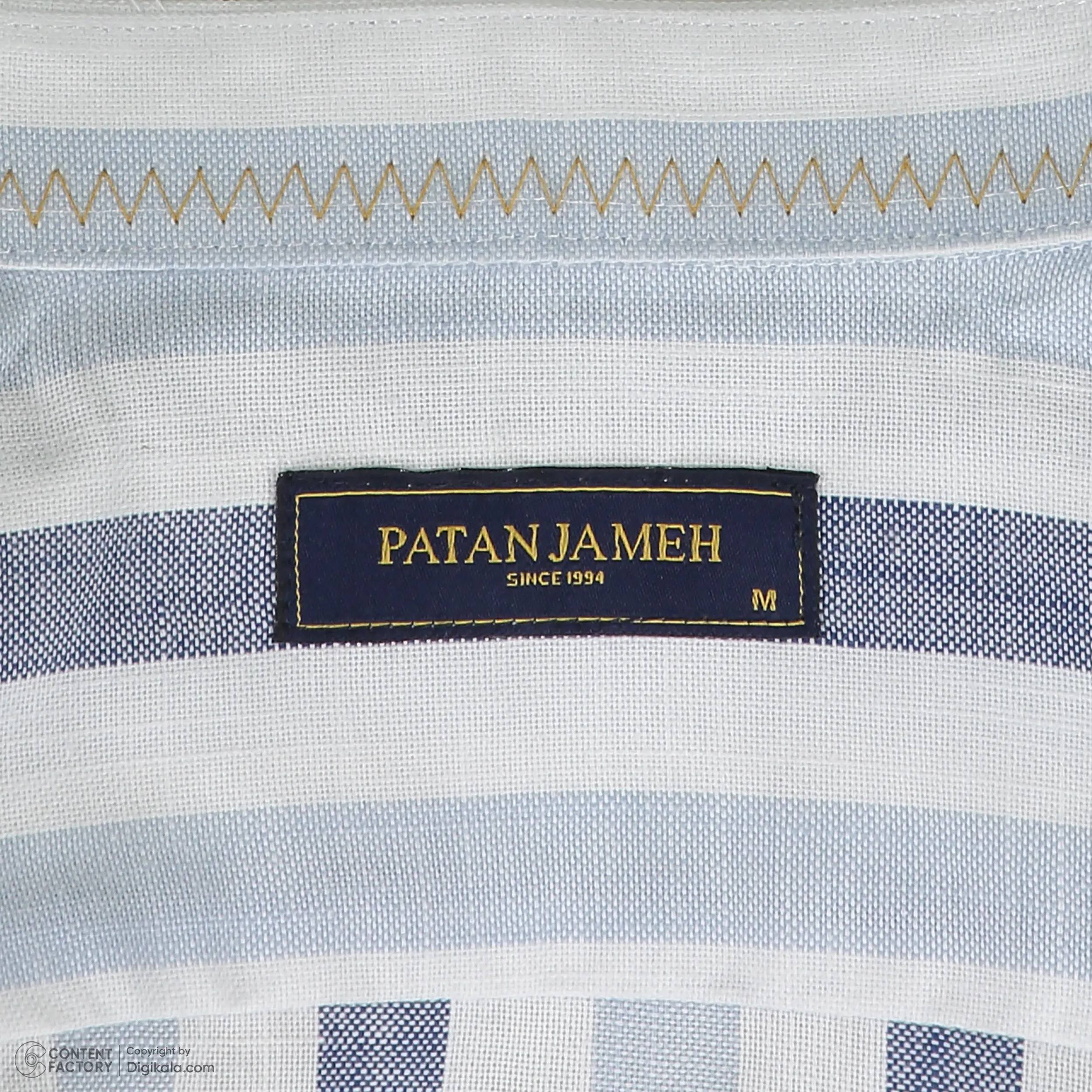 پیراهن آستین کوتاه یقه برگردان مردانه پاتن جامه مدل 04MC8028