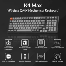 کیبورد مخصوص بازی کیکورن مدل K4 Max RGB Brown Switch