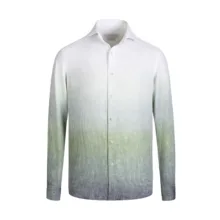 پیراهن آستین بلند یقه برگردان مردانه کروم مدل 2420102