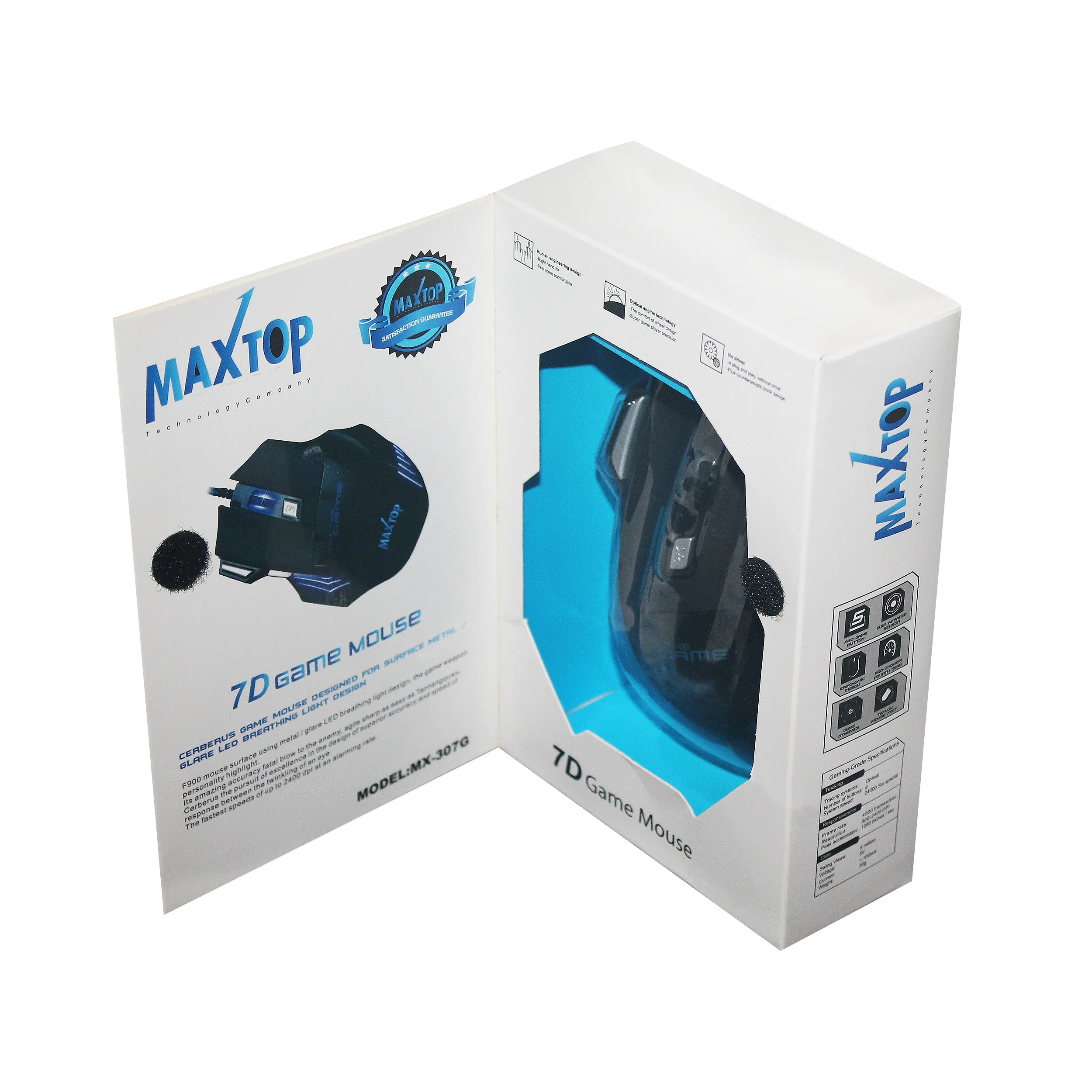 ماوس مخصوص بازی مکس تاپ مدل MX-307G