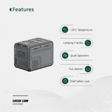 یخچال فریزر خودرو گرین لاین مدل GFC-35 ظرفیت 35 لیتر