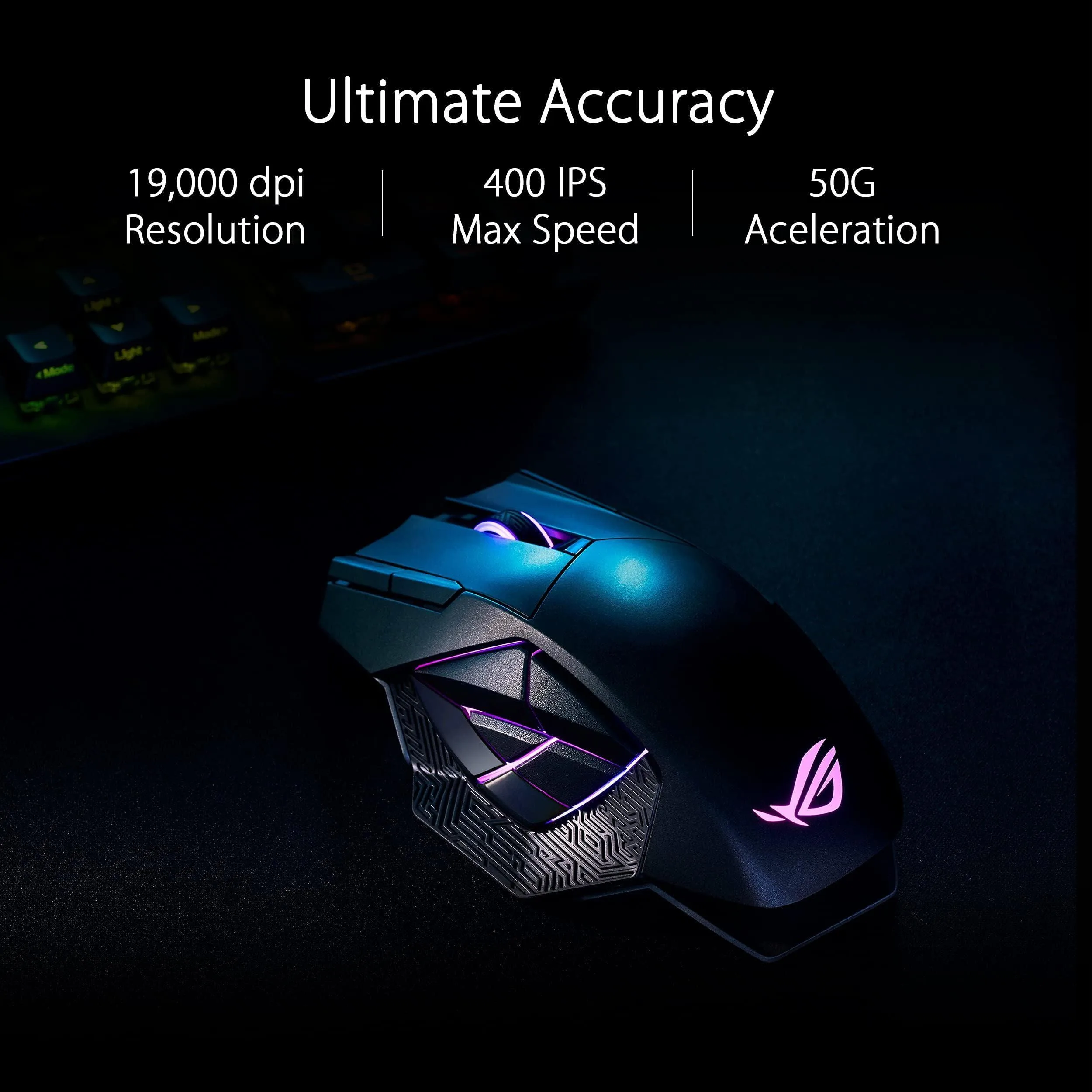 ماوس بی سیم مخصوص بازی ایسوس مدل ROG SPATHA X WIRELESS