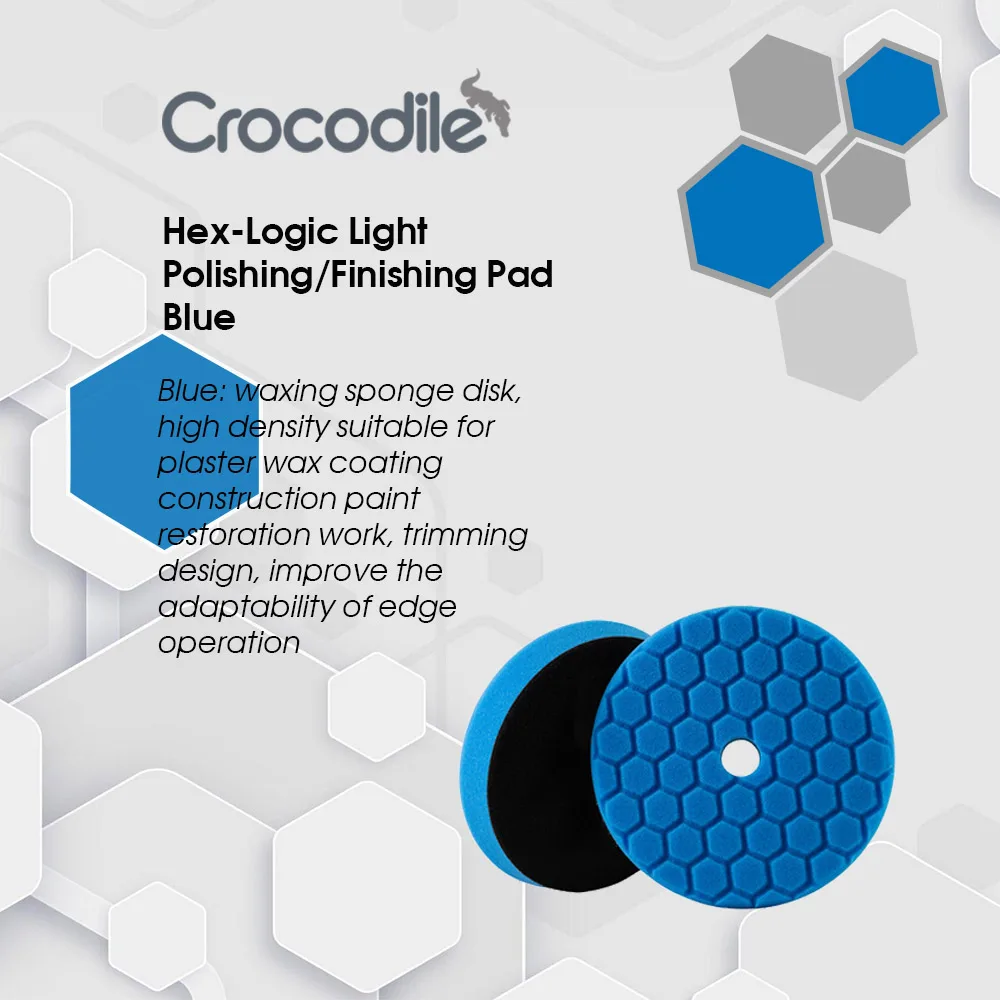 پد پولیش کروکودیل مدل نرم Light Finishing 6in