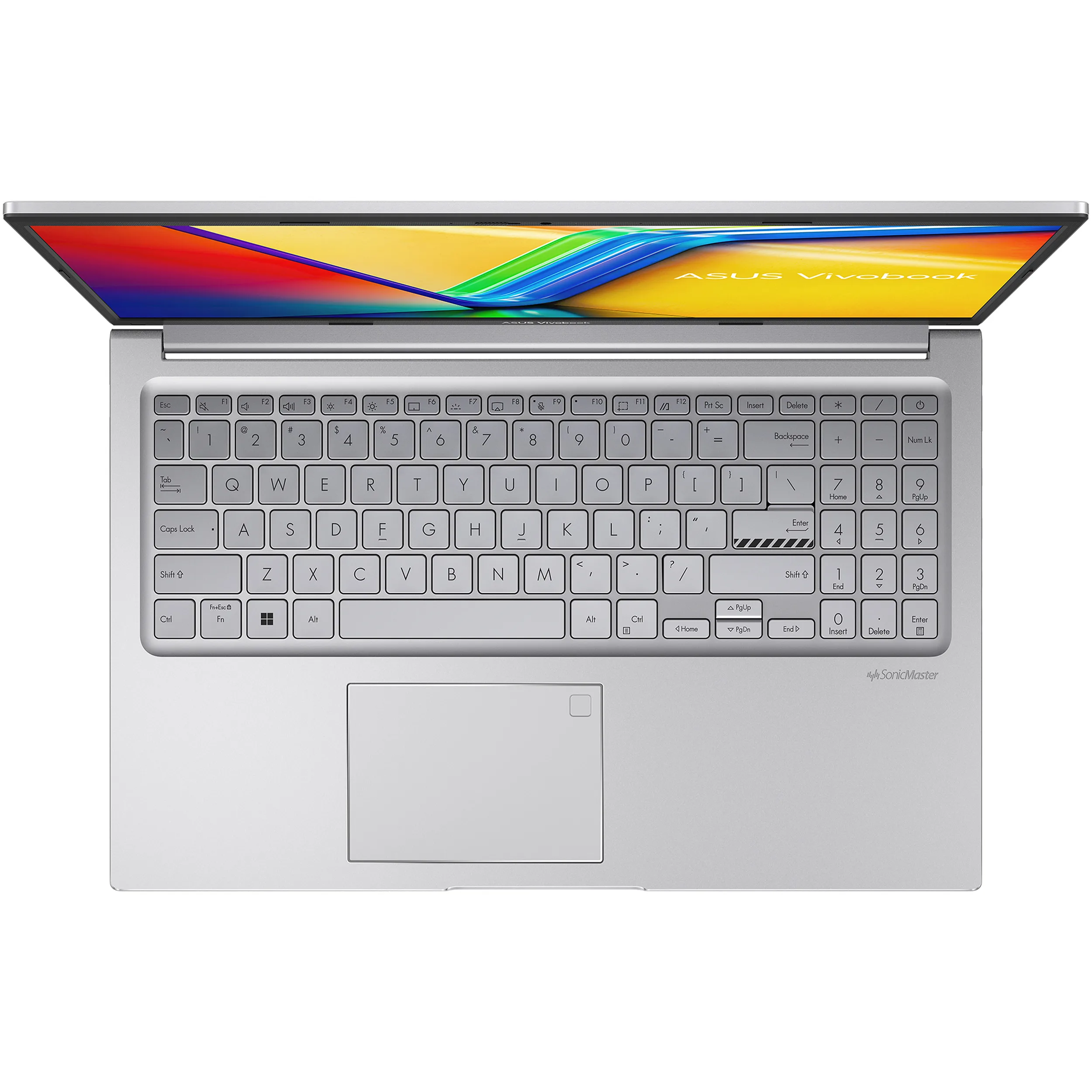 لپ تاپ 15.6 اینچی ایسوس مدل Vivobook 15 F1504VA-NJ081-Core 5 120U-8GB DDR4 3200MHz-1TB SSD-TN-Backlit-Fingerprint - کاستوم شده