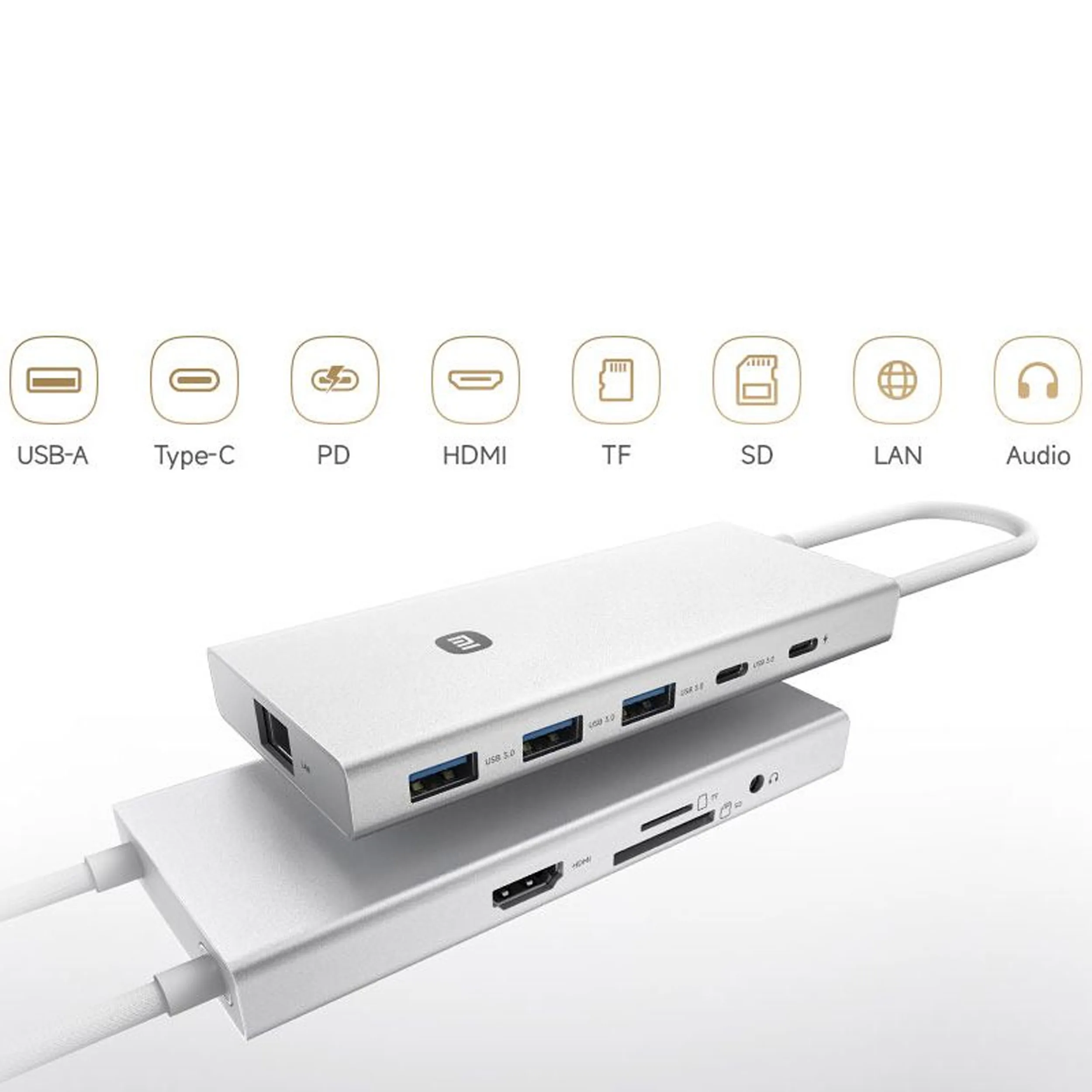 هاب 9 پورت USB-C شیائومی مدل XMTIO01YM