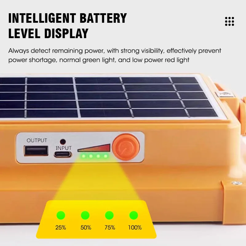 پروژکتور شارژی و خورشیدی مدل Amazon 180LED