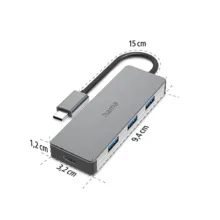 هاب چهار پورت USB-C هاما مدل 200107