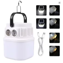 چراغ شارژی پنل دار مدل KT-668 با نور مهتابی