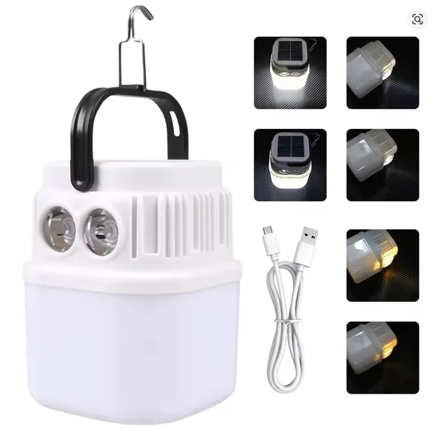 چراغ شارژی پنل دار مدل KT-668 با نور مهتابی