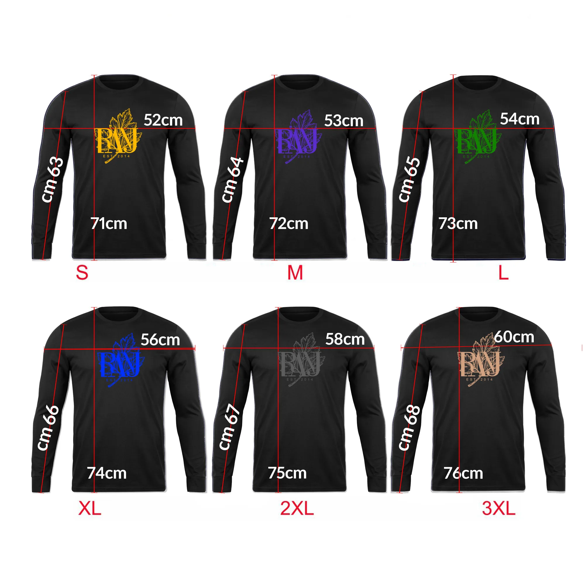 تی شرت آستین بلند مردانه رانژ مدل 22RA27D10M-2784-01 مجموعه 3 عددی