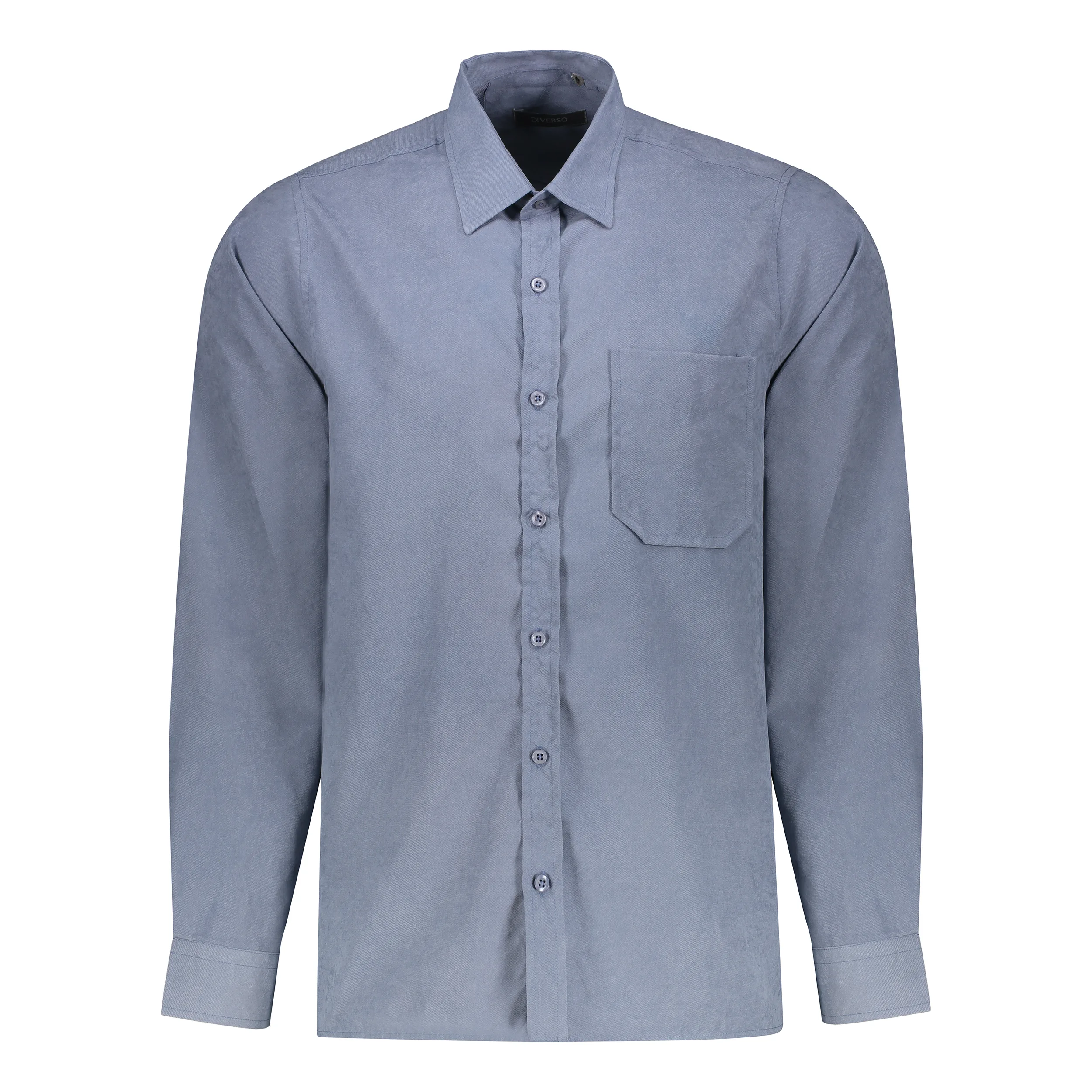 پیراهن آستین بلند یقه برگردان مردانه دیورسو کد 202504