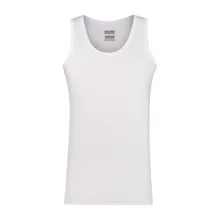 زیرپوش بدون آستین یقه باز مردانه سیلکا مدل ساده