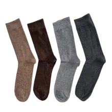 جوراب ساق بلند مردانه مدل T404 مجموعه 4 عددی