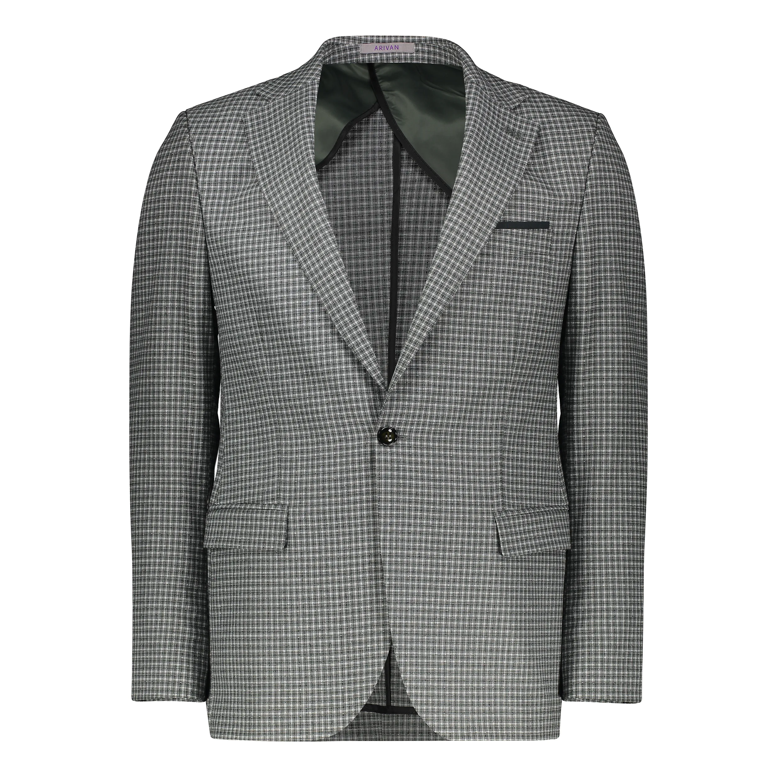 کت تک رسمی مردانه آریوان مدل چهارخانه کد B066