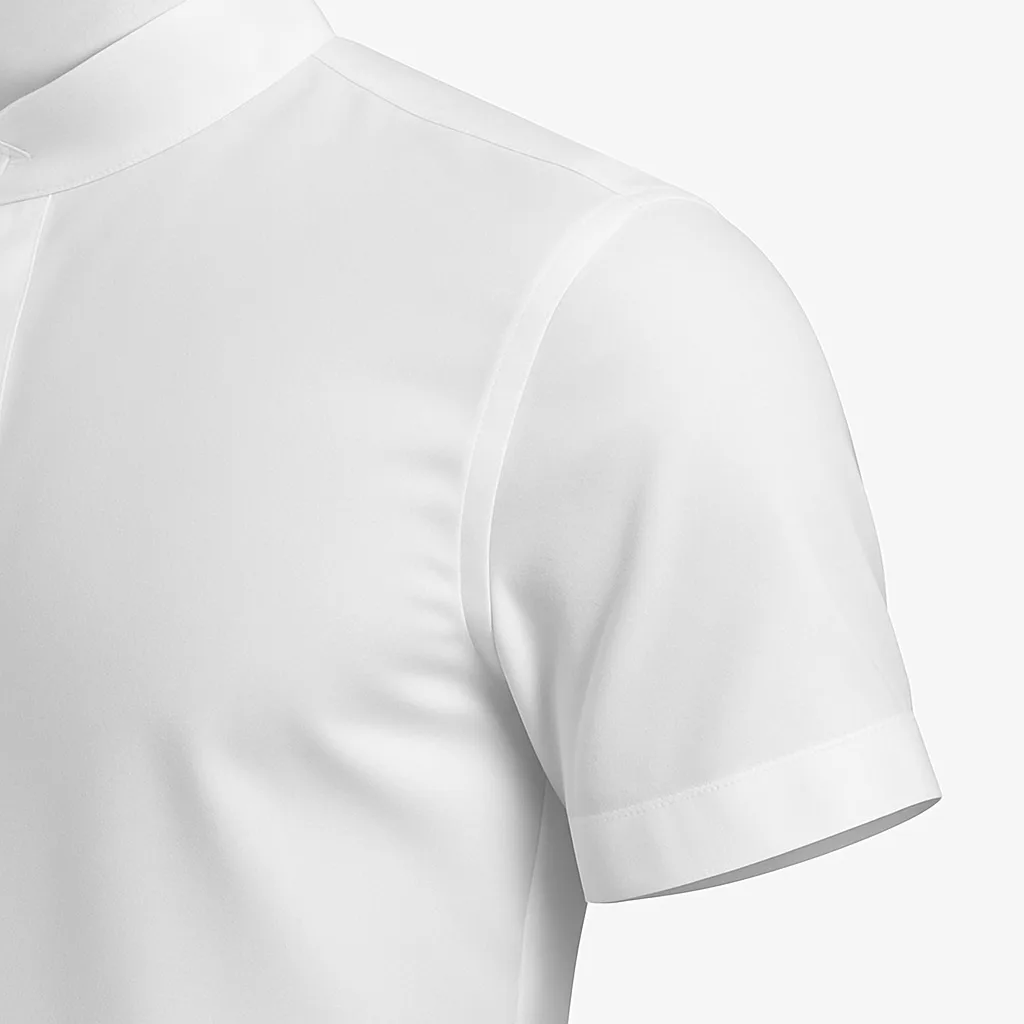 پیراهن آستین کوتاه یقه دیپلمات مردانه ابراف مدل آریا