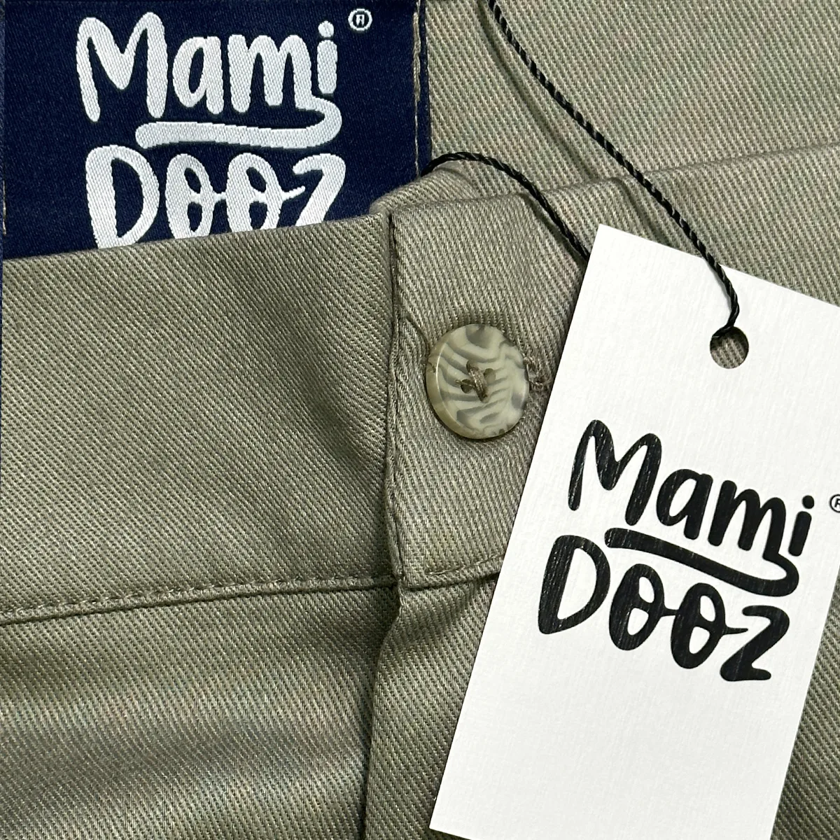 شلوارک مردانه مامی دوز مدل فرمال کتان رنگ سبز