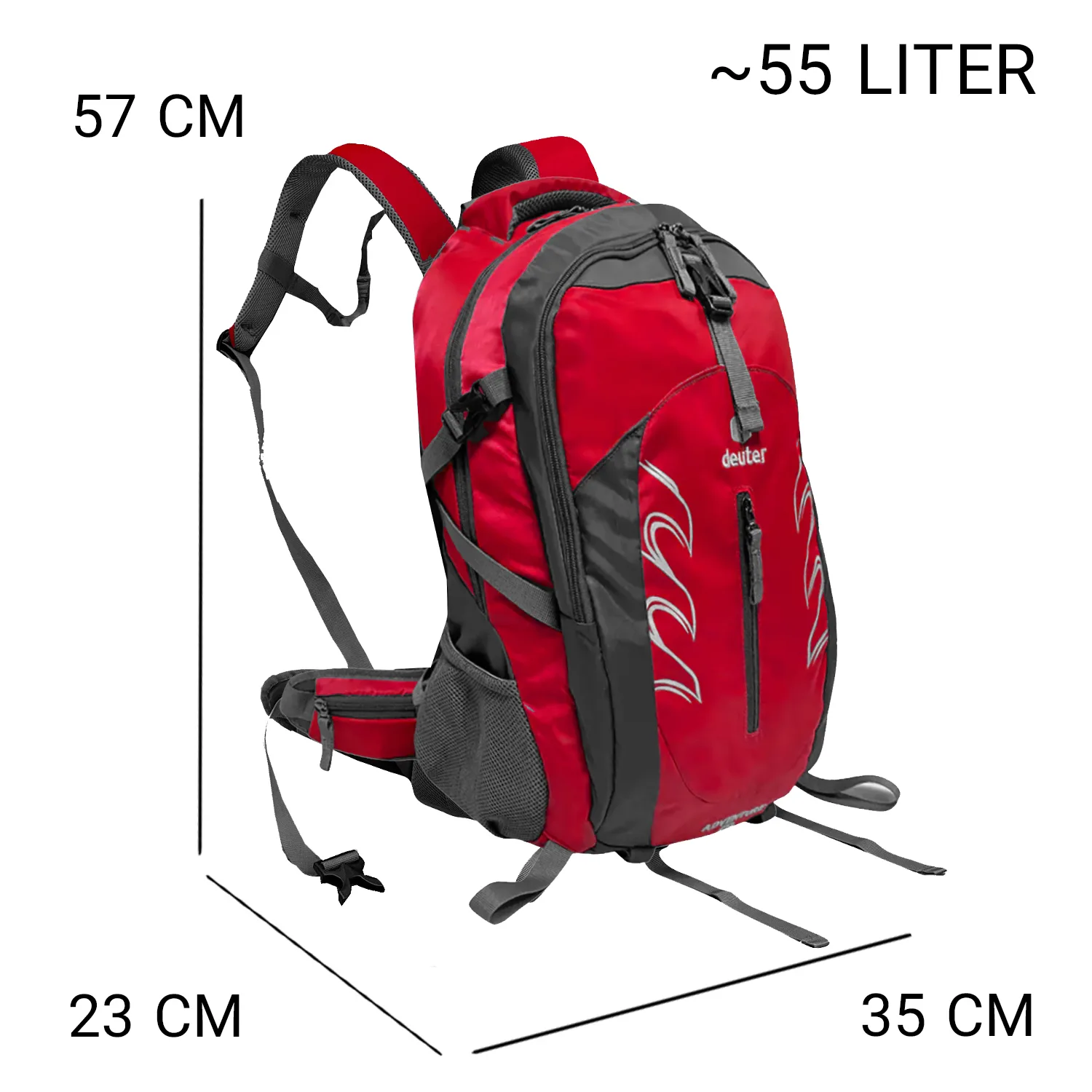 کوله پشتی کوهنوردی 55 لیتری کد 1222